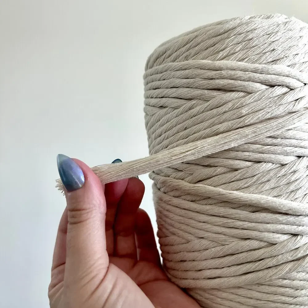 One Roll of 5mm Single Strand Macrame Cord